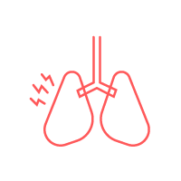 Icon for lung problems