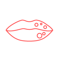 Icon for mouth sores